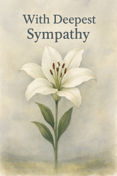 Sympathy Lily